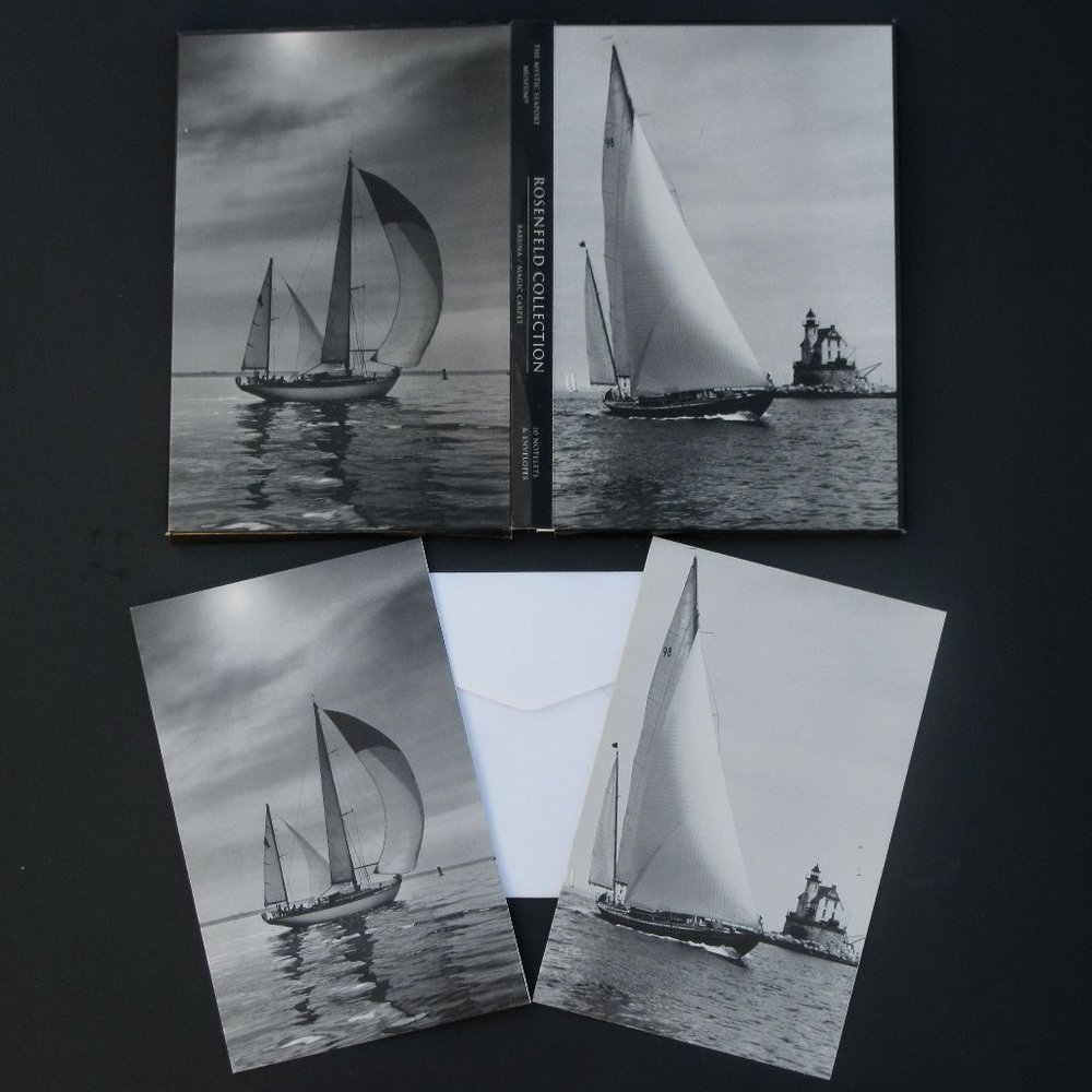 Sailing Boats Note Cards. set of 10. Blank Inside